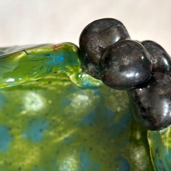 Hand Made Ceramic Cigar Cigarette Ashtray Wrap-Around Snake with Snake Eggs NEW - Picture 5 of 13